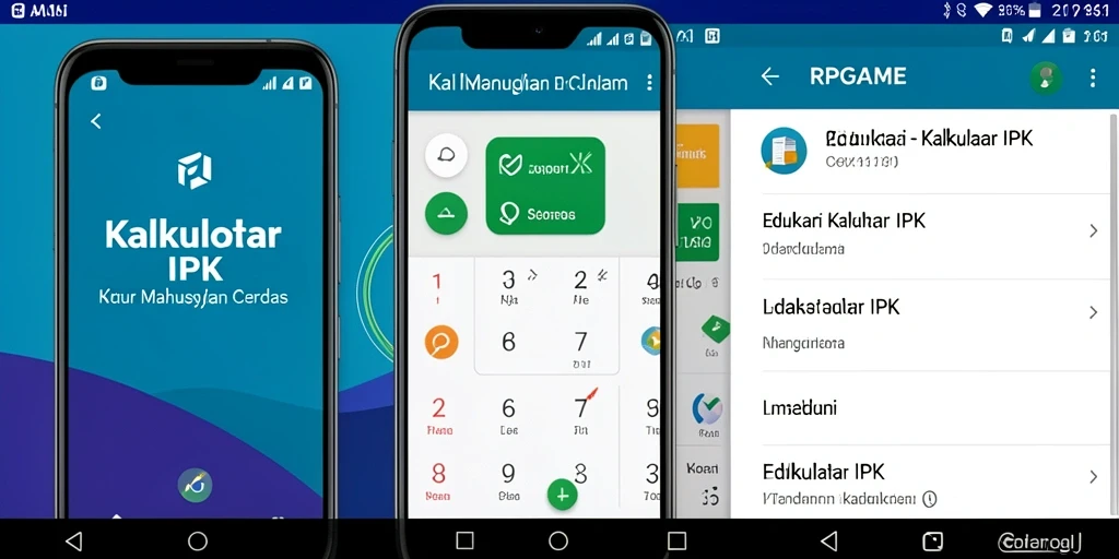 Antarmuka RPGAME yang sederhana dan efektif untuk Kalkulator IPK.