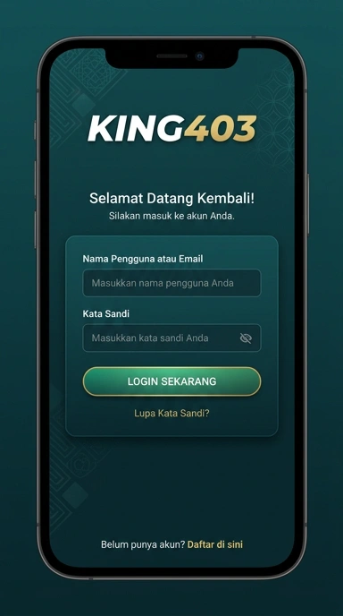 Panduan Masuk Akun king403 untuk Pengguna Android